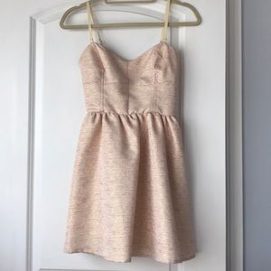 Talula 2 metallic stripe party dress nwot